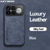 KEYSION Роскошный ретро чехол из ПУ кожи для Xiaomi POCO F8 Pro Мягкий силиконовый+ПК Противоударная задняя крышка для телефона для POCO F8 Ultra