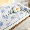 Non-Slip Sofa Seat Cushion Cloth Cushion Sofa Cushion Ice Sofa Slipcover Summer Mat