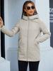 Женская куртка, осень 2024, теплые длинные парки с лацканами, верхняя одежда, женская одежда, модная длинная теплая куртка, женское стеганое пальто