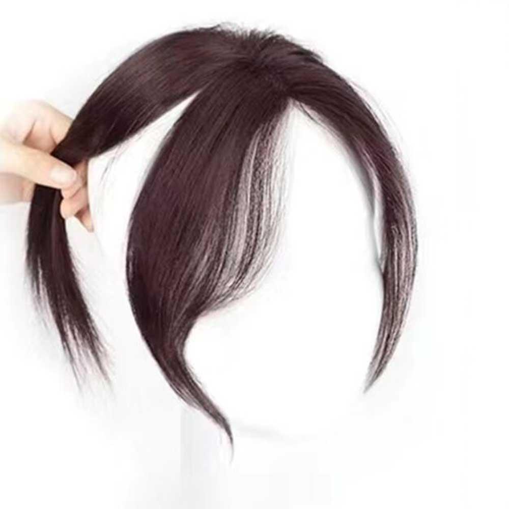 MERISIHAIR 2шт синтетический прямой парик на клипсе с челкой, регулируемый натуральный вид, накладные волосы для женщин, повседневная одежда