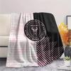 Inter Miami CF Flannel Blanket, High quality Comfortable for All Seasons, Home Decor, Warmth and Comfort