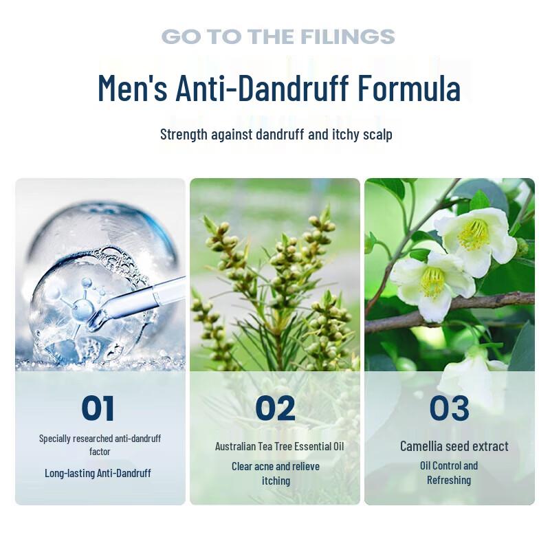 ADOLPH Men's Tea Tree Anti-Dandruff Shampoo