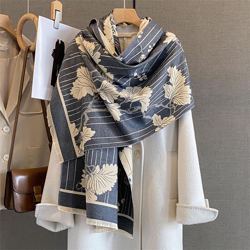 Cashmere Scarf for Women Thicken Warm Winter Blanket Female Luxury Quality Soft Shawl Wrap Bufanda Lady Pashmina Poncho Echarpe