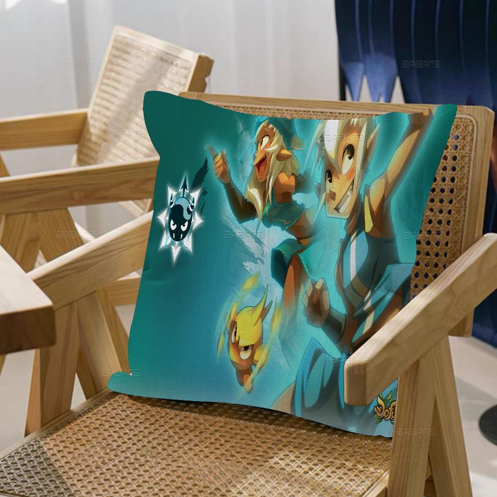 Наволочка Dofus x Полиэстеровые диванные подушки Декоративные пледовые подушки Домашний декор Наволочка