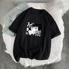 Y2K Street Fashion Anime Printed T-shirt Summer