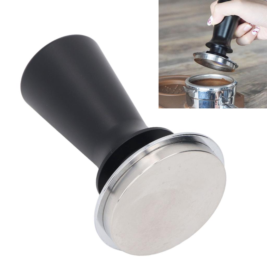 53mm Coffee Tamper SUS Stainless Steel Spring Loaded Calibrated Coffee Tamper Tool for Cafe Home