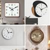 Набор часовых механизмов 3 шт. с 6 разными стрелками для DIY-настенных часов, ремонт, замена, детали двигателя, бесшумные часы, прост в использовании