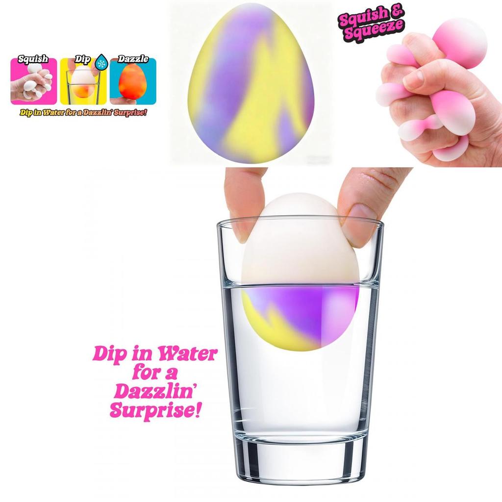 Dippin Dazzler Яйцо-антистресс Squeeze-игрушка из ТПР для взрослых Расслабление