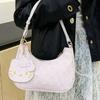 Мультяшная сумка через плечо Hello Kitty для женщин из ПУ-материала с милым принтом для повседневного использования