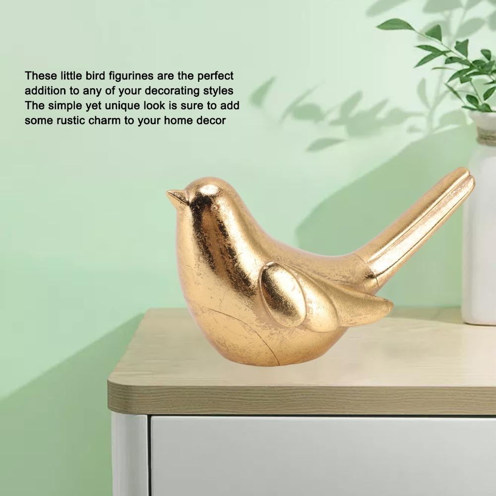 Bird Gold Bird Tabletop Decorative Ornament TV Cabinet Desktop Decor