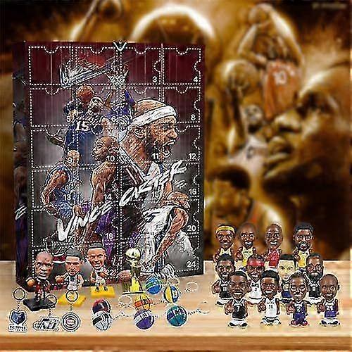 World Cup Advent Calendar Plastic Christmas Countdown Calendar Senior Citizens Toys Collectibles Holiday Decorations Gifts