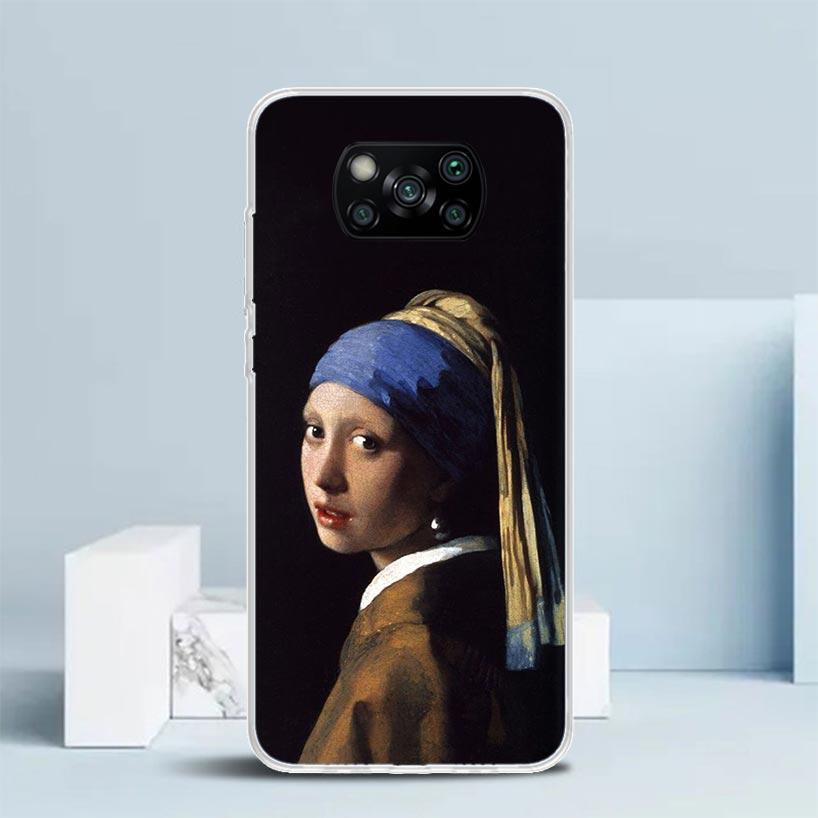 Чехол для телефона в стиле Ренессанс, Арт, Краски, Для Xiaomi Poco F7 Ultra X5 X6 X7 Pro M7 Redmi 15C 15 13C 13 12C 12 10C 10 10A 9 9C 9A 9T