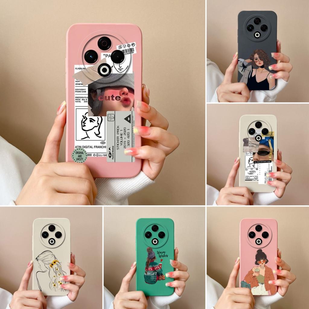 Чехлы Cool Boy для Tecno Pop 9 Camon 30S Sprak 20 30 Pro 30C Spark GO 1 2025 4G 5G Bumper Sweet Girl Covers Мягкий силиконовый чехол премиум-класса для Tecno