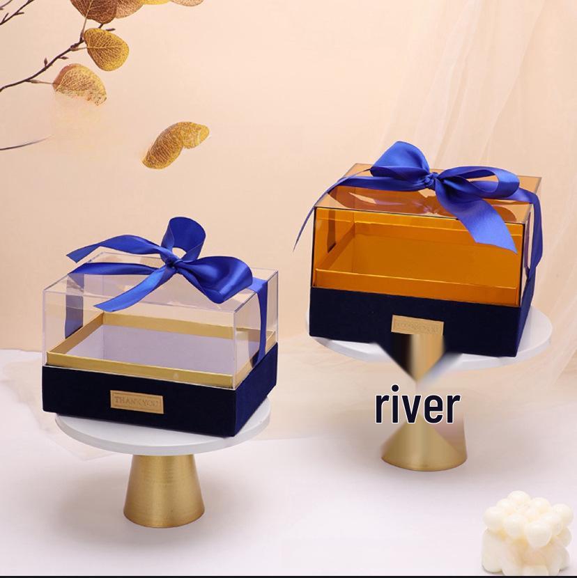 Прозрачная прямоугольная подарочная коробка для свадеб, дней рождений, помады, парфюмерии, конфет и сувениров