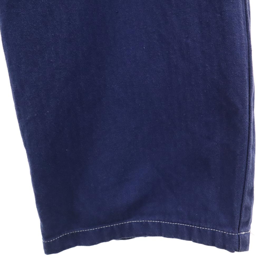 EURO WORK 90s Old Straight Pants Blue Button Fly Men's Used