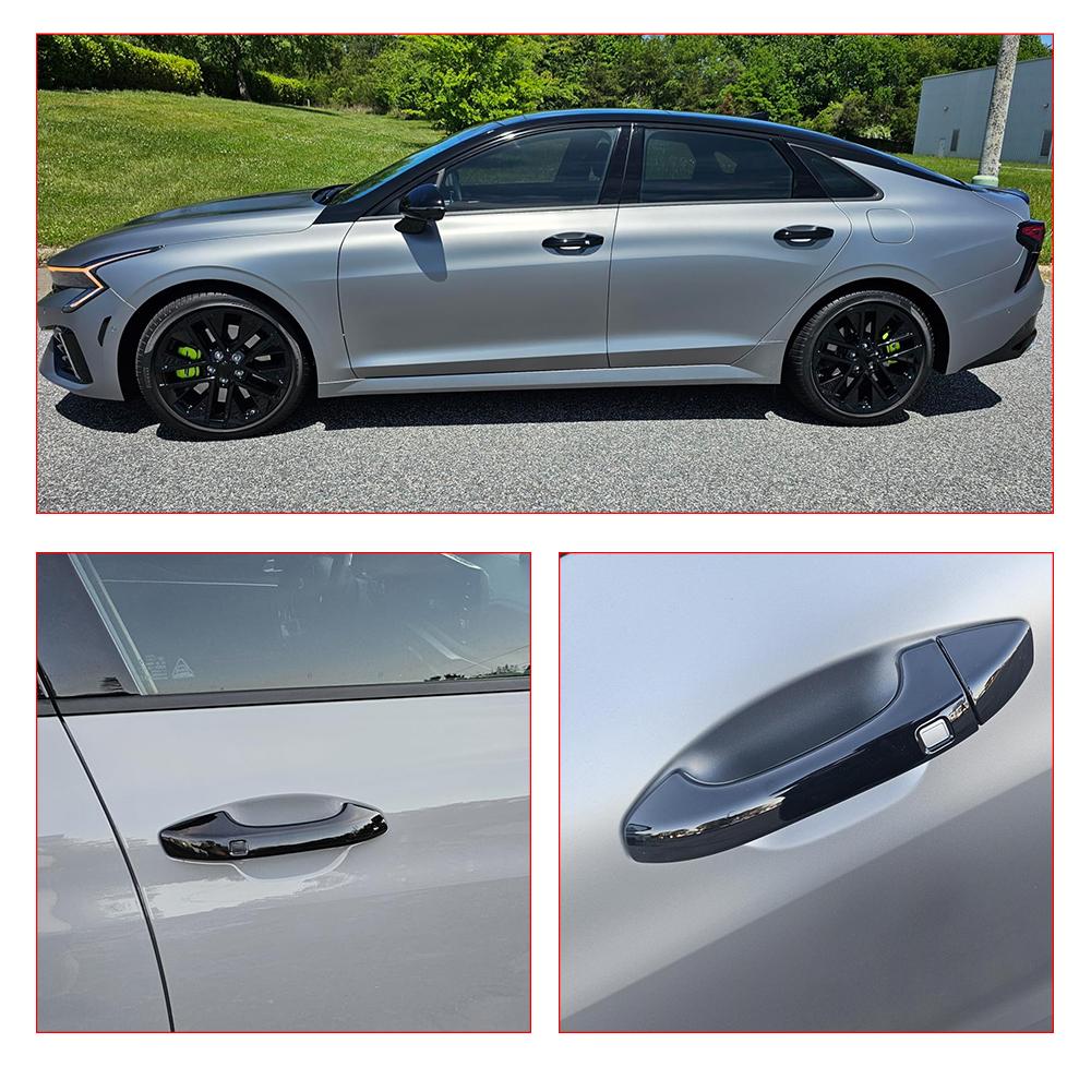 Для Kia K5 2020 2025 2025 2025 дверные ручки, покрытые декоративными автомобильными наклейками, дверные ручки, защитная крышка из АБС-пластика