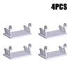 1-4PCS Wall Mounted Swan Storage Shelf No Drilling Rack Durable Plastic Kitchen Bathroom Towel Organizer Space Saver