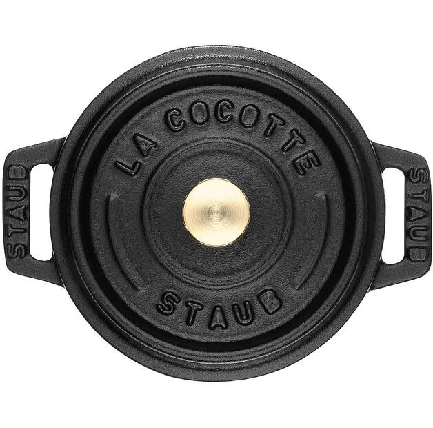 Mini Cocotte for Baking Zwilling Staub Round 10cm Black 250ml (40500-101-0)