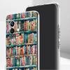 Иллюстрация «Читай книги» Чехол для телефона для Xiaomi Mi Poco X6 X5 NFC X3 F6 F5 Pro F4 F3 15 14T 14 13T 12T 12 13 Lite 11 Прозрачный чехол