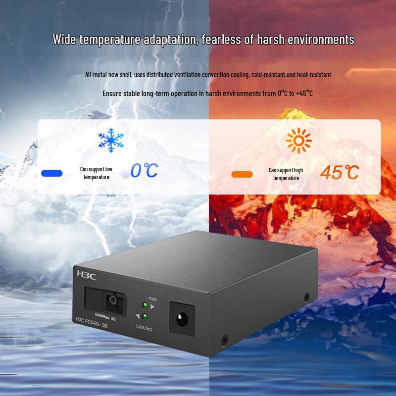 H3C Fiber Optic Media Converter