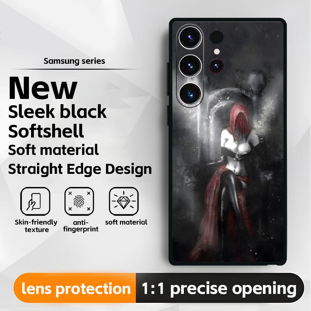 Classic game DARK SOULS Phone Case For Samsung Galaxy S26 S25 S24 S23 S22 S21 Plus Ultra Note20 Soft Black