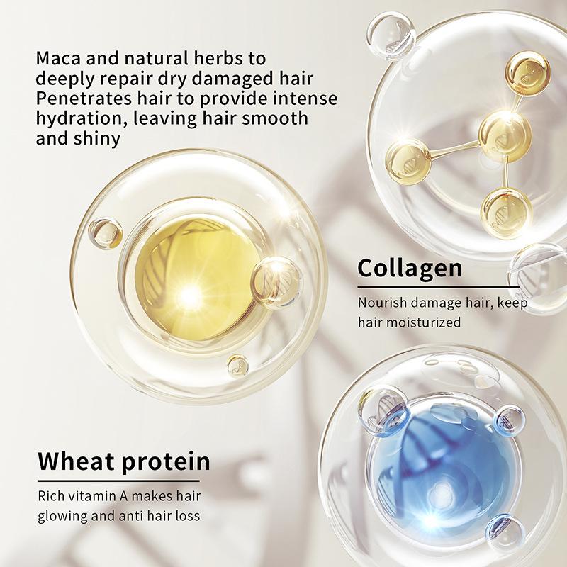 Коллагеновая маска для волос Маска для волос Марокканский крем для волос Внешняя торговля маска для волос с эфирным маслом