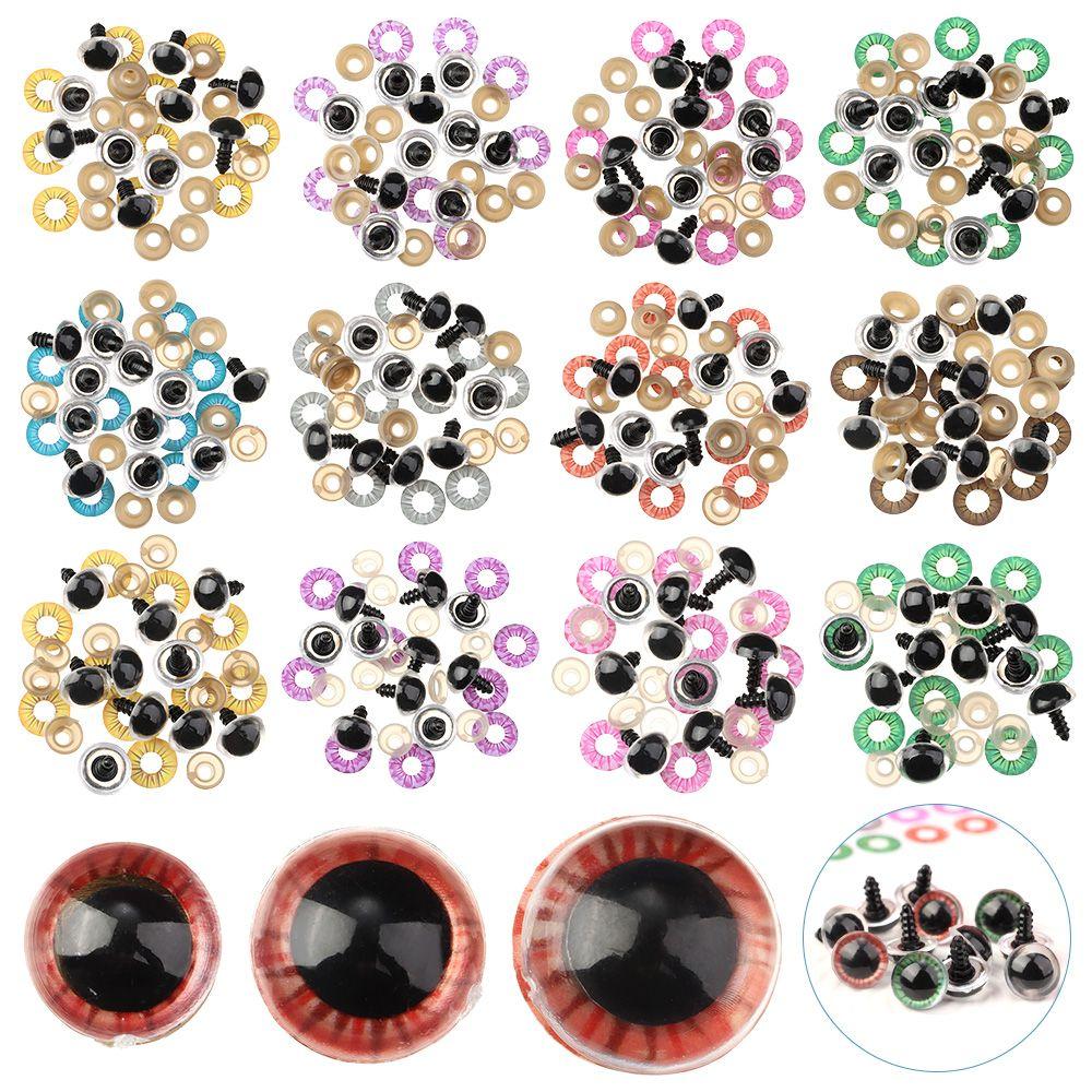 with Washer Plastic Dolls DIY Tools Eyes Crafts Puppet Crystal Eye Bear Animal Accessories