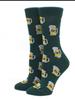 CHAOZHU Men's Funny Socks Cartoon Beer Business Fashion Crew Socks Xmas Father's Day Birthday Gift Casual Socks