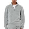 Sweater Regular Fit Zip-Up High Collar Grey