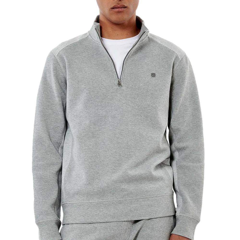 Kaporal Sweater Regular Fit Zip-Up High Collar Grey