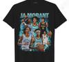 Винтажная футболка Ja Morant, Бутлеговая футболка Ja Morant 90-х 80-х, Футболка Ja Morant MVP