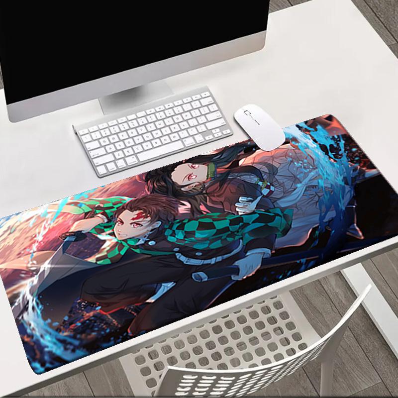 Nightmare Nezuko Slayer   Mouse pad Office Desk Mat, Gaming Mouse Pad Mousepad, keyboard pad,Heavy-Duty Non-Slip Rubber Backing, Gift