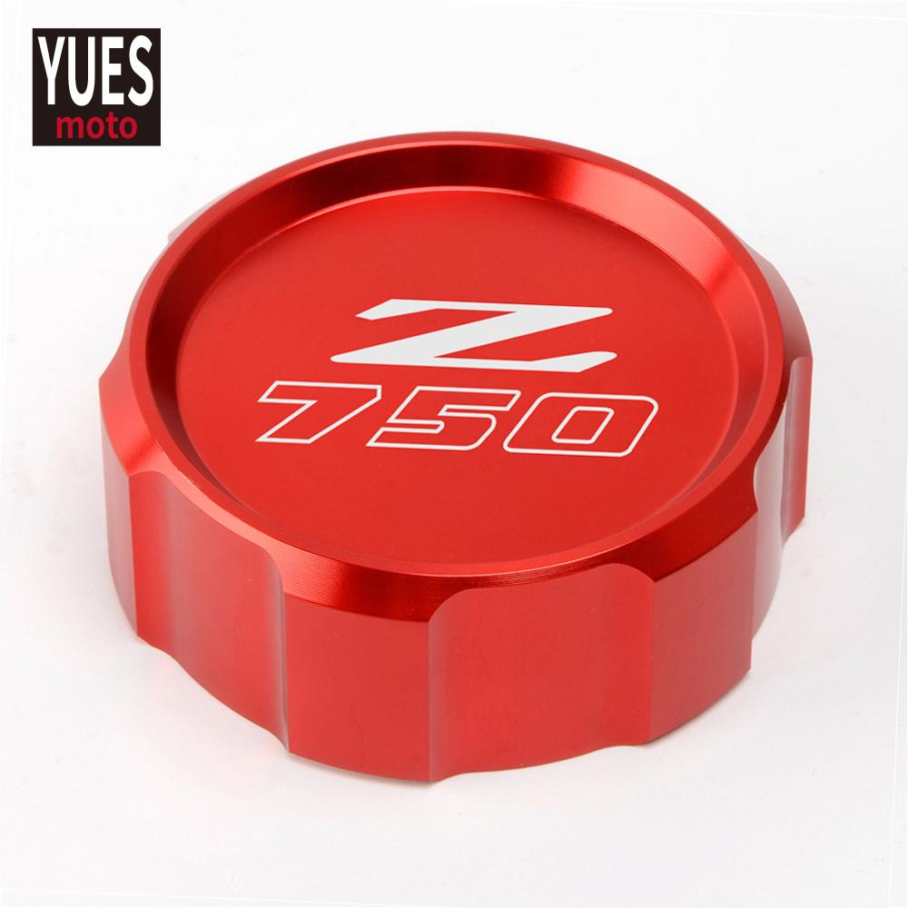 Аксессуары для мотоциклов, красная передняя и задняя крышка главного резервуара цилиндра для Kawasaki Z750 Z 750 2007-2012 2008 2010