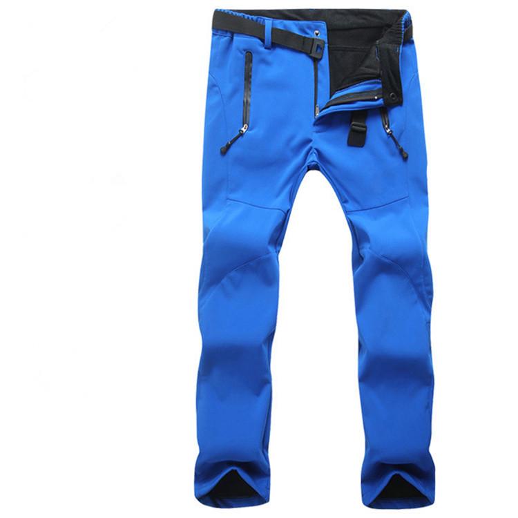 Fashion Outdoor Woman Winter Hiking Ski Pants Warm Fleece Padded Windproof Waterproof Trousers