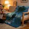 Throw High-Density Short Plush Blanket For Sofa Nap Air-Conditioned Room Soft Skin-Friendly The Thing