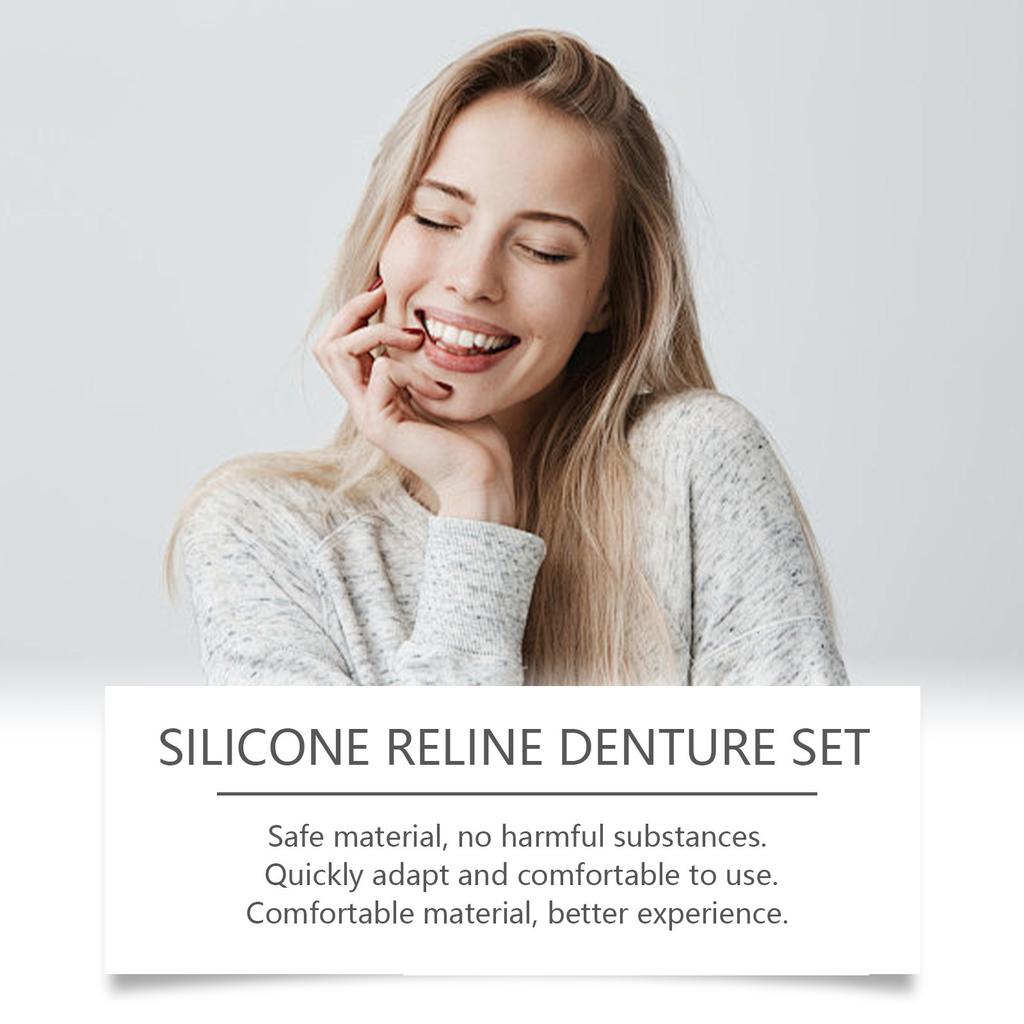 False Tooth Veneer Cover Temporary Tooth Cap for Smile Makeover Cosmetic Teeth Enhancer Snap-On Veneers for Selfie Photography