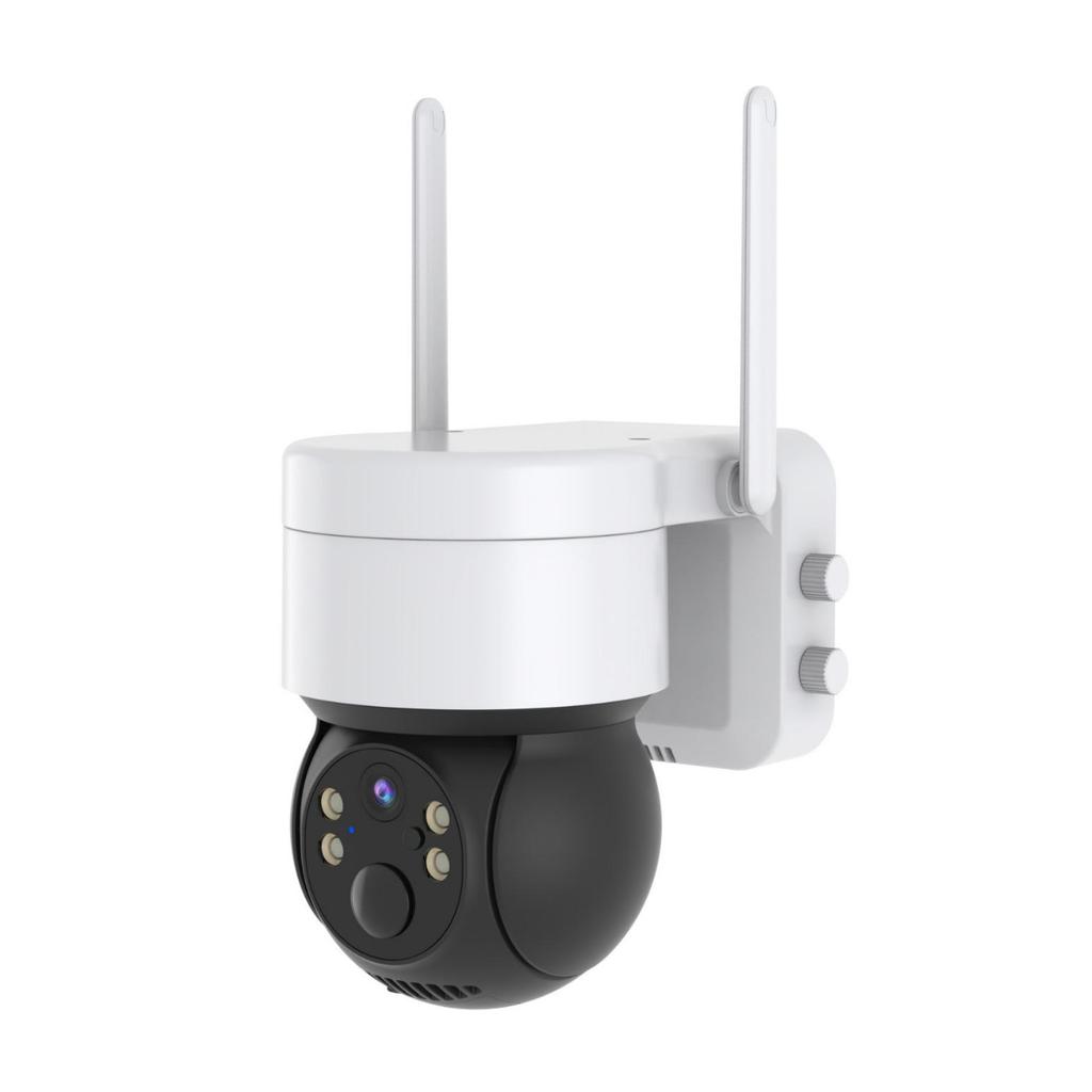 Solar-Powered Outdoor 360° WiFi Security Camera with Mobile Remote Access