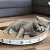 Гофрокартонная Когтеточка для Кошек Износостойкая для Игр Сна Заточки Когтей Кошачья Лежанка Толстая Прочная Игрушка для Питомцев