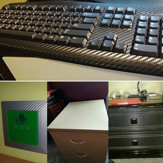 Наклейка под карбон для тюнинга внутренних поверхностей обшивки автомобиля