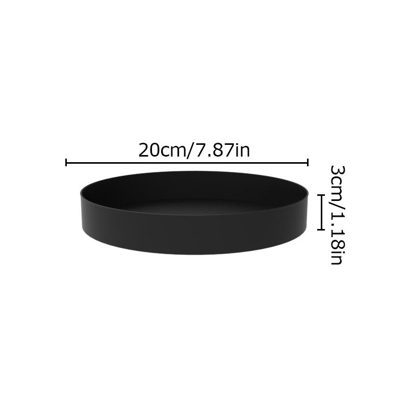 Железное искусство Тарелка для закусок Украшения Однотонная Подставка Подсвечник Тарелка Декоративный Круглый Дизайн Многоцелевые Товары для дома