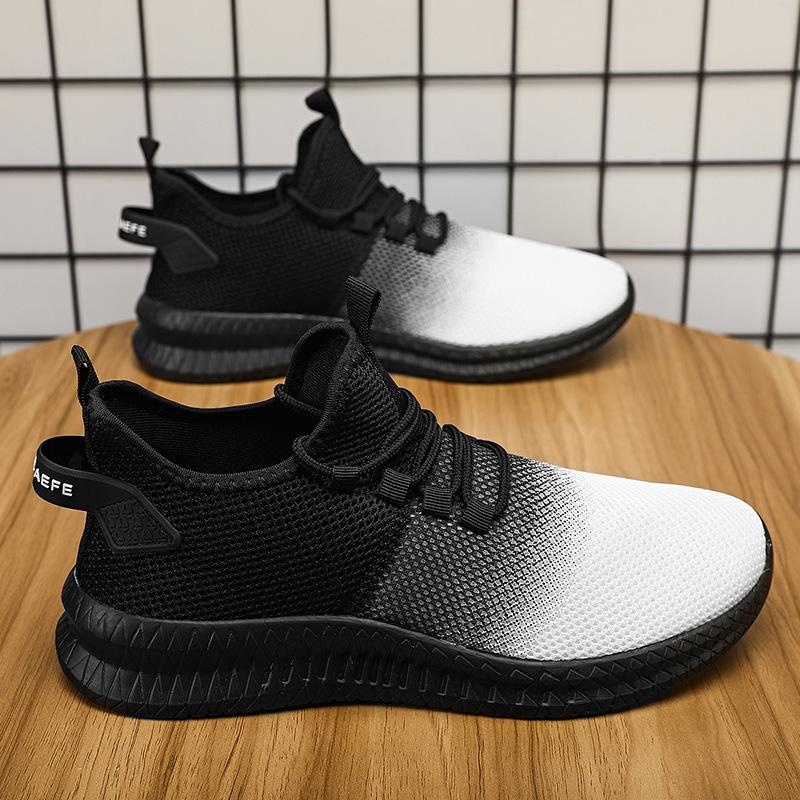 40-47 Мужская летная тканая обувь большого размера, спортивная обувь, сверхлегкая мужская обувь