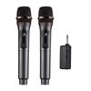 Wireless Microphone System Receiver with Handheld Mic Anti-Howling for Home Cinemas Karaoke Church