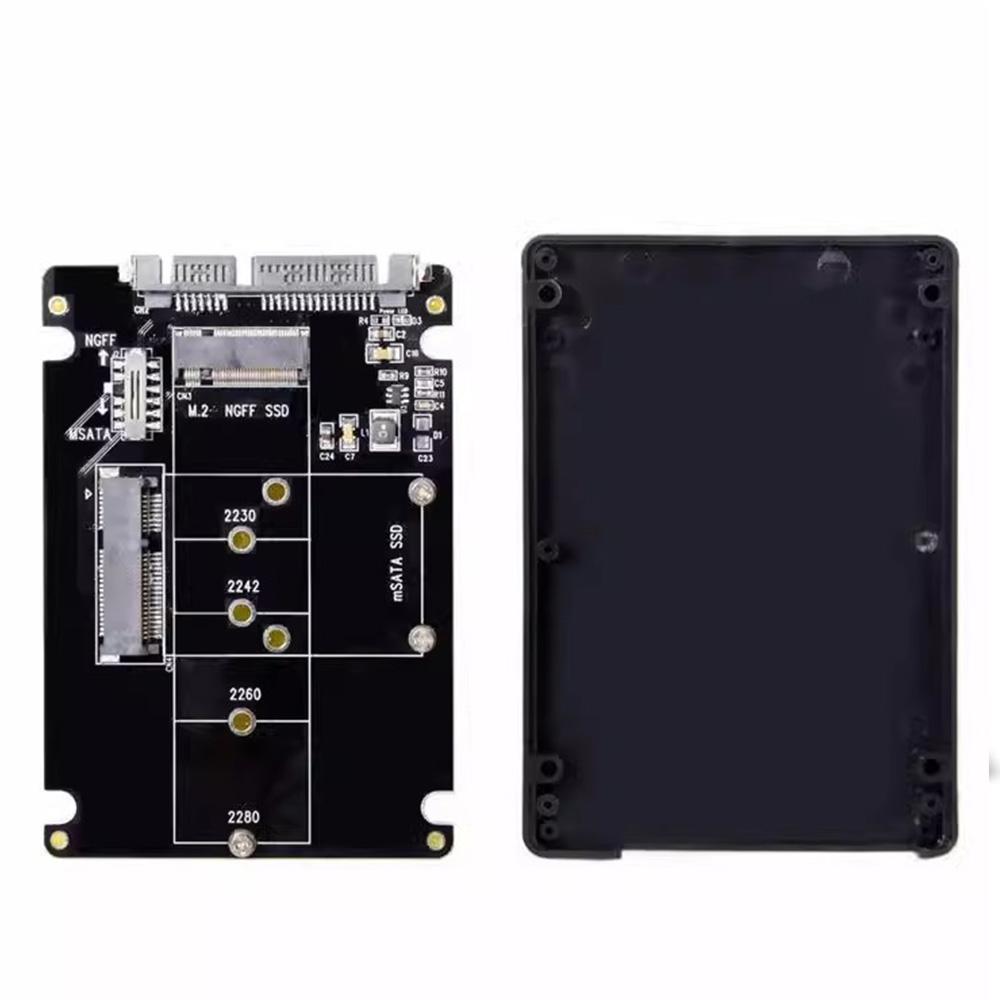 Универсальный Мини-адаптер-конвертер MSATA на 2,5" SATA 22-контактный для Windows Linux Mac 10 OS MSATA M.2 на SATA 3 Стандартный
