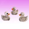 5Pcs Mini Ducks Skeleton Halloween Decorations Resin Scary Duck Miniatures Home Decorative Figurines Micro Landscape
