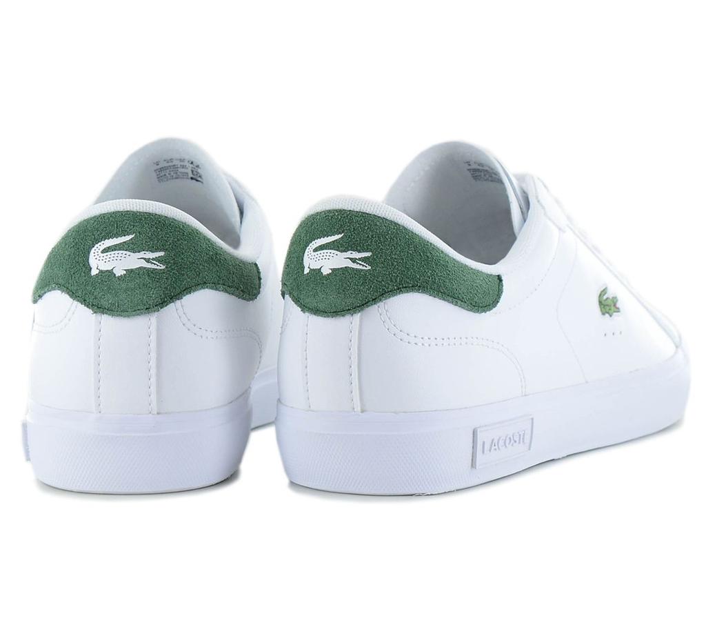 Lacoste Powercourt 224 - Мужские кроссовки Кожаные Белые 748SMA00011R ОРИГИНАЛ