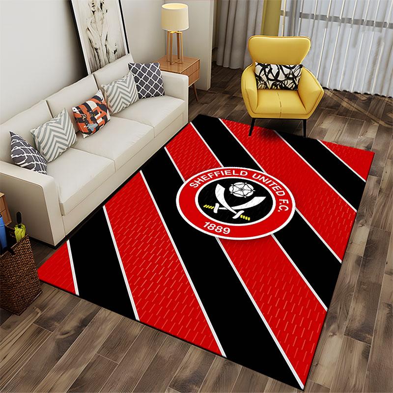 Sheffield United Logo Carpet suitable as a non-slip mat for the living room or bedroom sofa