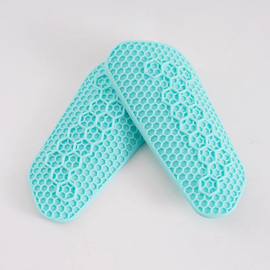 Гибкие Мягкие Щитки Сотовые Футбольные Щитки Амортизирующие Силиконовые Защитные Накладки на Ноги для Футбола