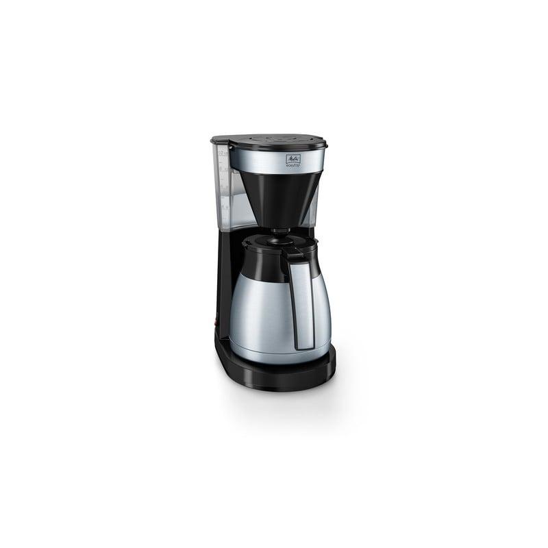Melitta easy top therm ii drip coffee maker 10 cups Black/Silver