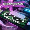 Custom Name Personalized Hannover 96 Football Pattern Mousepad, Laptop PC Desk Mat, Decorative Desk Mat for Home Keyboard Pad Gift