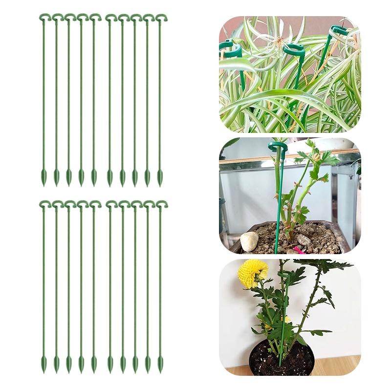 Plastic Plant Supports Stand Butterflies Orchid Flower Potted Fixing Rods Vegetable Protection Fixing Tool Gardening Accessories